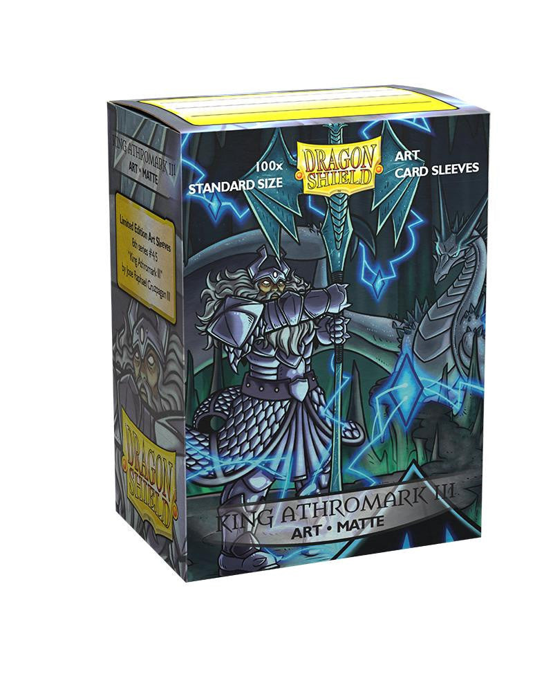 Aracane Tinmen Dragon Shields: (100) Matte Art - King Athromark III Portrait